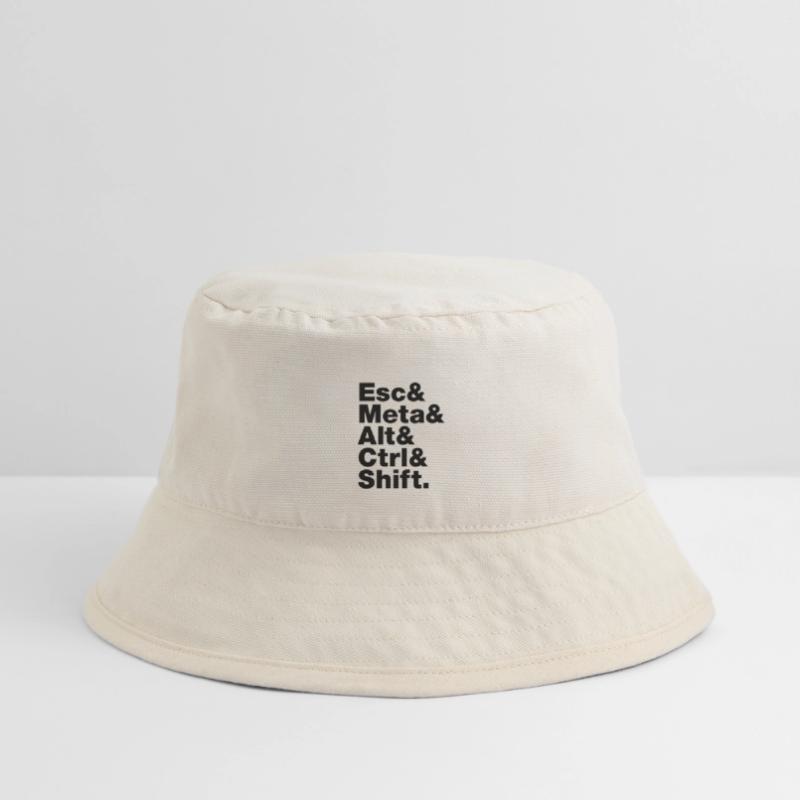 Esc & Meta & Alt & Ctrl & Shift Stanley/Stella Recycled Bucket Hat