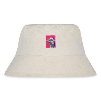 Alligator Weihnachten Porträt - Stanley/Stella recycelter Bucket Hat - Naturweiß - Vorne