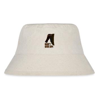 Gib nicht auf: Zerreiße Zweifel - Stanley/Stella recycelter Bucket Hat - Naturweiß - Vorne