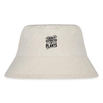 Easily Distracted by Plants - Stanley/Stella Recycled Bucket Hat - natural - Front