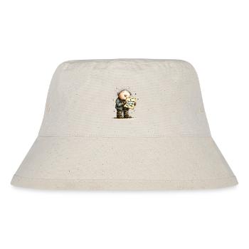 I survived another meeting Büro Humor Spruch - Stanley/Stella recycelter Bucket Hat - Naturweiß - Vorne