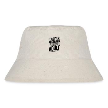 Saying Young Look Old Humor Funny Gift - Stanley/Stella Recycled Bucket Hat - natural - Front