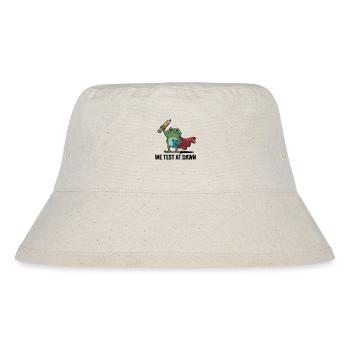 Dawn-Tested Frog Superhero - Stanley/Stella Recycled Bucket Hat - natural - Front