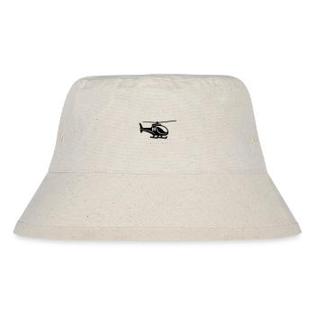 Hubschrauber - Stanley/Stella recycelter Bucket Hat - Naturweiß - Vorne