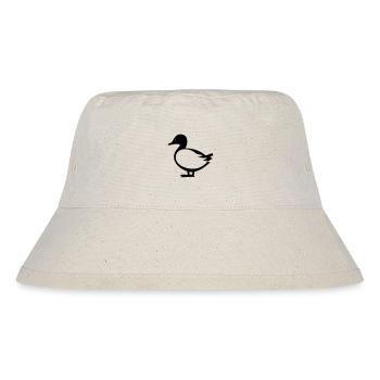 Ente - Stanley/Stella recycelter Bucket Hat - Naturweiß - Vorne