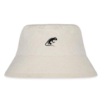 Eidechse - Stanley/Stella recycelter Bucket Hat - Naturweiß - Vorne