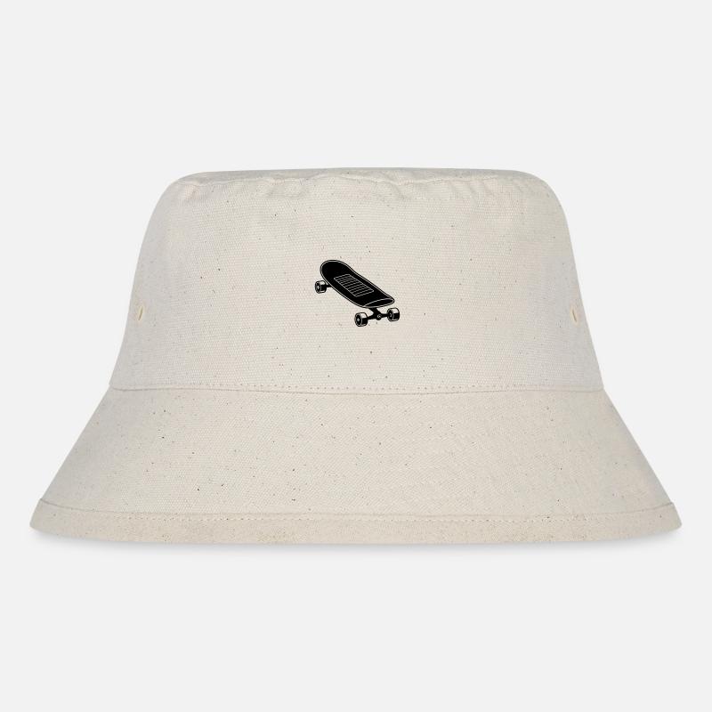 Skateboard - Stanley/Stella recycelter Bucket Hat - Naturweiß