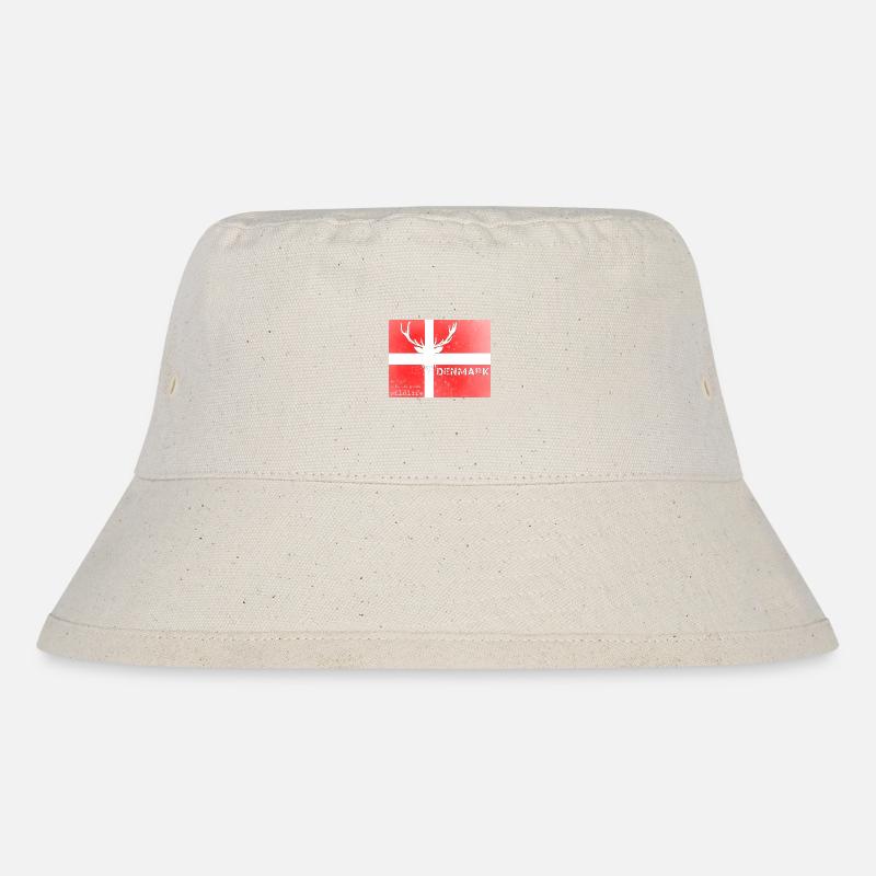 Danemark faune Drapeau Cerf - Bob recyclé Stanley/Stella - blanc naturel