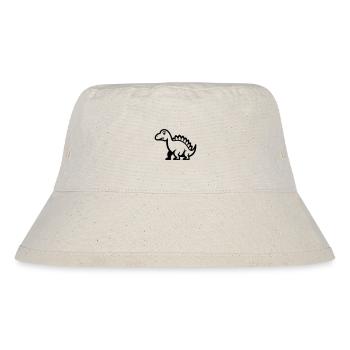 Dinosaurier - Stanley/Stella recycelter Bucket Hat - Naturweiß - Vorne