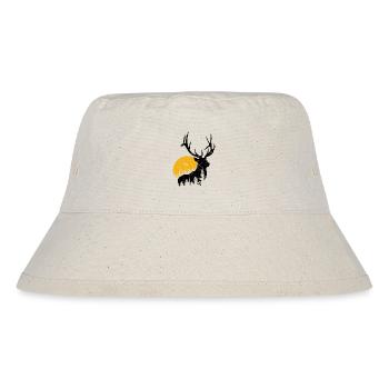 deer - Stanley/Stella Recycled Bucket Hat - natural - Front
