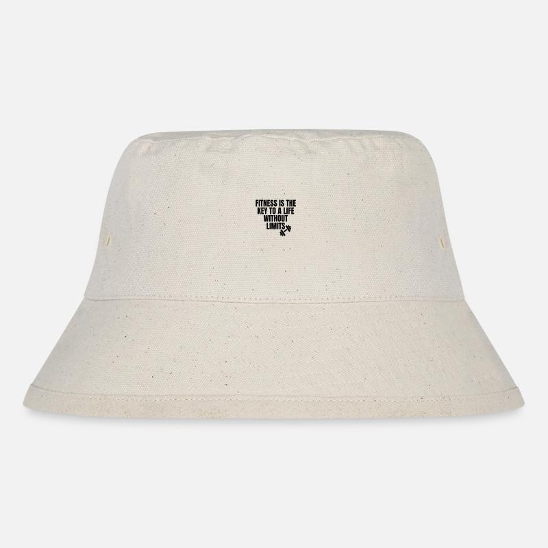Fitness - Stanley/Stella recycelter Bucket Hat - Naturweiß