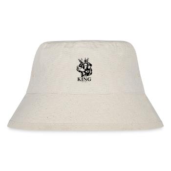 Rottweiler King of everything Hunde Hund Wilsigns - Stanley/Stella recycelter Bucket Hat - Naturweiß - Vorne