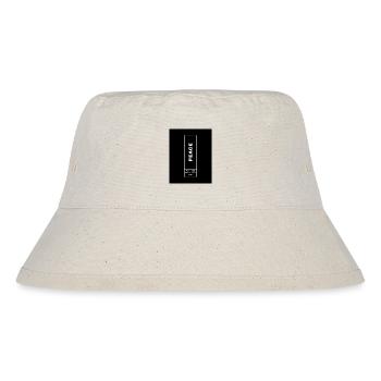 T-Shirt 14x18 Zoll - Stanley/Stella recycelter Bucket Hat - Naturweiß - Vorne