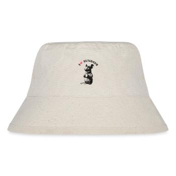 I love Sundays - Stanley/Stella Recycled Bucket Hat - natural - Front