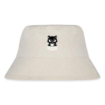 Murder is wrong (dark) - Stanley/Stella Recycled Bucket Hat - natural - Front
