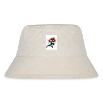 American football player - Stanley/Stella Recycled Bucket Hat - natural - Front