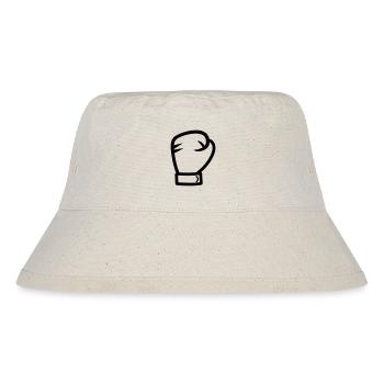 Boxhandschuh - Stanley/Stella recycelter Bucket Hat - Naturweiß - Vorne