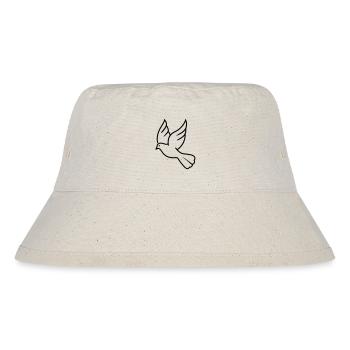 Taube - Stanley/Stella recycelter Bucket Hat - Naturweiß - Vorne
