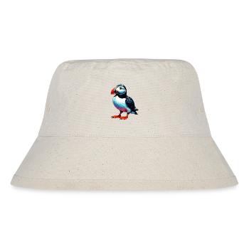 Papageitaucher - Stanley/Stella recycelter Bucket Hat - Naturweiß - Vorne