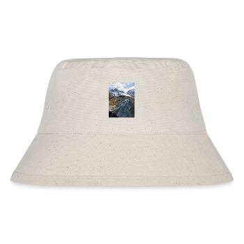 Gletscher des Heiligen Solin d'Arves - Stanley/Stella recycelter Bucket Hat - Naturweiß - Vorne