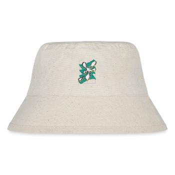 Chrome Bubble Trend - Stanley/Stella recycelter Bucket Hat - Naturweiß - Vorne