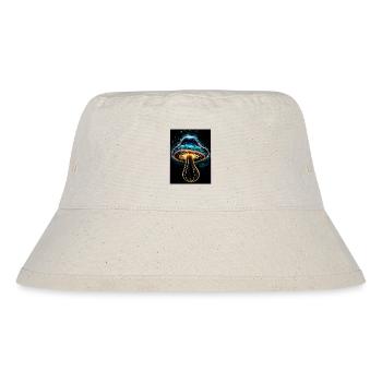 Glowing Mushroom - Stanley/Stella Recycled Bucket Hat - natural - Front