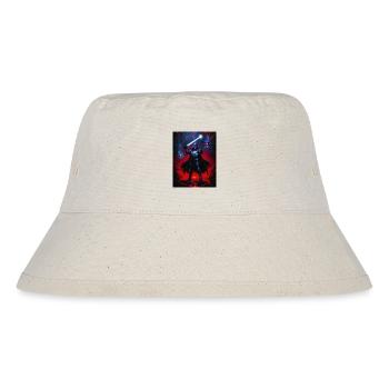 Dark Warrior in the Flame Storm - Stanley/Stella Recycled Bucket Hat - natural - Front