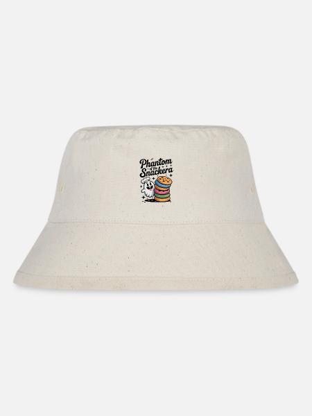 Phantom der Snackera - Stanley/Stella recycelter Bucket Hat - Naturweiß