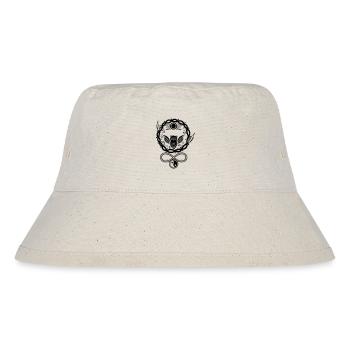 Mystische Hekate Eule mit Symbolen und Mond - Stanley/Stella recycelter Bucket Hat - Naturweiß - Vorne