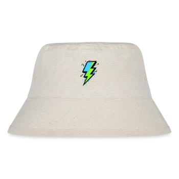 Strahl der modernen Elektrizität - Stanley/Stella recycelter Bucket Hat - Naturweiß - Vorne