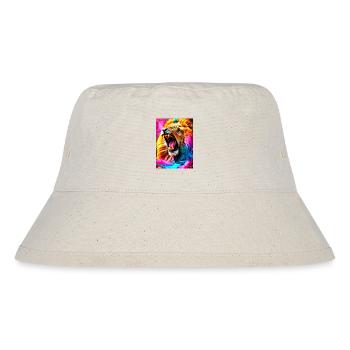 Inneres Brüllen - Stanley/Stella recycelter Bucket Hat - Naturweiß - Vorne