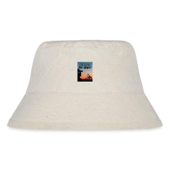 Sonnenuntergangssafari - Stanley/Stella recycelter Bucket Hat - Naturweiß - Vorne