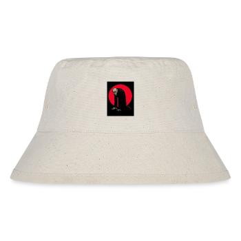 Roter Mond Vampir Dämon im Schatten - Stanley/Stella recycelter Bucket Hat - Naturweiß - Vorne