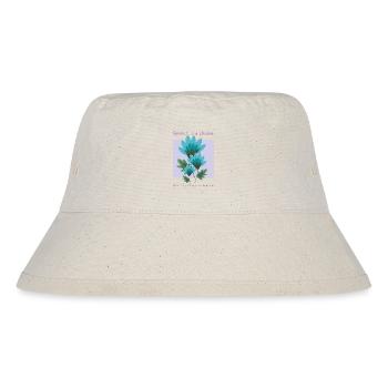 Wachstum ist eine Wahl - Stanley/Stella recycelter Bucket Hat - Naturweiß - Vorne