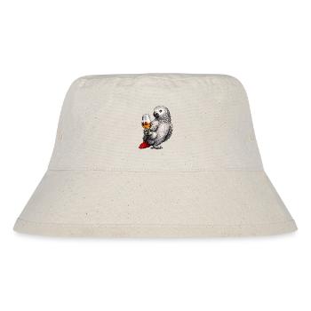 African grey parrot whisky - Stanley/Stella Recycled Bucket Hat - natural - Front