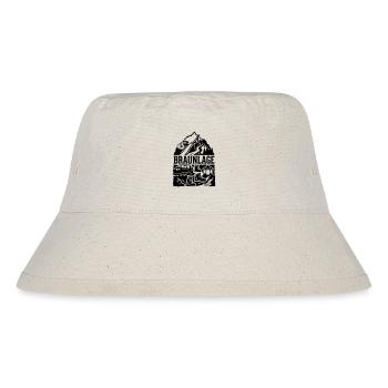 Braunlage Harz Kurort Silhouette Wahrzeichen - Stanley/Stella recycelter Bucket Hat - Naturweiß - Vorne