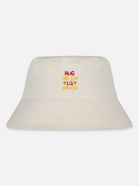 Spanish humor I'm half Spanish - Stanley/Stella Recycled Bucket Hat - natural