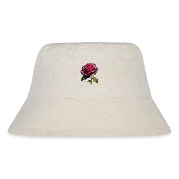 An Eternal Rose - Stanley/Stella Recycled Bucket Hat - natural - Front