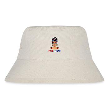 Drapeau Paraguay Femme Paraguayenne - Bob recyclé Stanley/Stella - blanc naturel - Devant