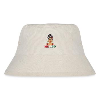 Drapeau Mexique Femme Mexicaine - Bob recyclé Stanley/Stella - blanc naturel - Devant