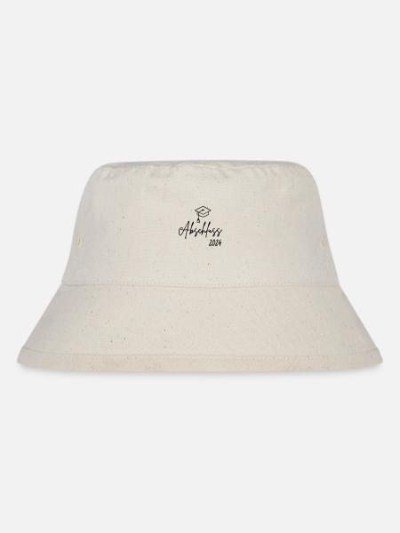 Abschluss 2024 - Stanley/Stella recycelter Bucket Hat - Naturweiß