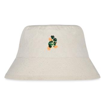 Monstera Flavour - Stanley/Stella recycelter Bucket Hat - Naturweiß - Vorne