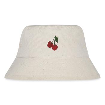 Cherries fabric - Stanley/Stella Recycled Bucket Hat - natural - Front