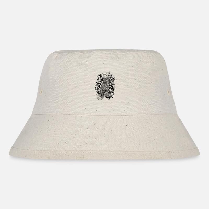 Katzenparadies - Stanley/Stella recycelter Bucket Hat - Naturweiß