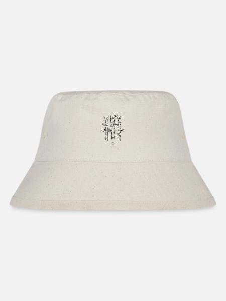 Birken - Schwarz - Stanley/Stella recycelter Bucket Hat - Naturweiß