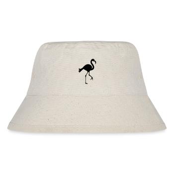 Flamingo - Stanley/Stella Recycled Bucket Hat - natural - Front