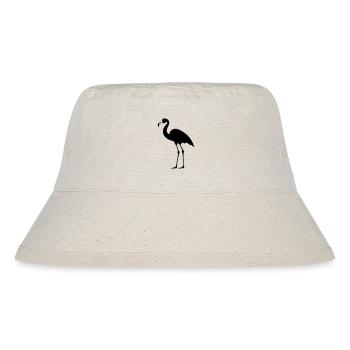 Flamingo - Stanley/Stella Recycled Bucket Hat - natural - Front
