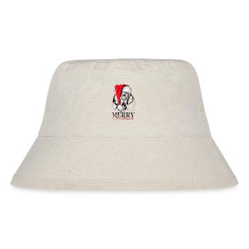 Santa Magyar Vizsla Merry Christmas Dogs Wilsigns - Stanley/Stella Recycled Bucket Hat - natural - Front