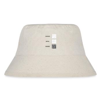 PUZZLESPAß! - Griller de - Stanley/Stella recycelter Bucket Hat - Naturweiß - Vorne