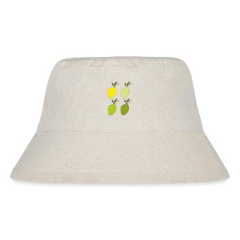 lemon lime - Stanley/Stella Recycled Bucket Hat - natural - Front